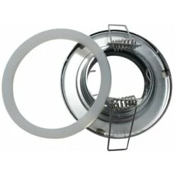 Spot Bain Et Douche Etanche IP44 Blanc Avec Douille Ceramique GU10 230V -EUROPALAMP Soldes Magasin 11423678 3