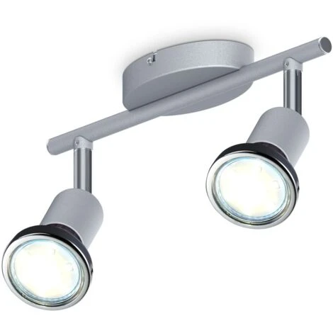 Plafonnier LED 2 Spots Salon Orientable GU10 Métal Spots Plafond 2 Spots 1 Plafonnier LED 2 Spots Salon Orientable GU10 Métal Spots Plafond 2 Spots
