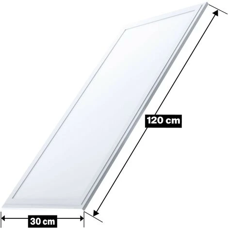 EUROPALAMP Dalle LED 40W 120x30 Blanc Neutre 4000k 1 EUROPALAMP Dalle LED 40W 120x30 Blanc Neutre 4000k