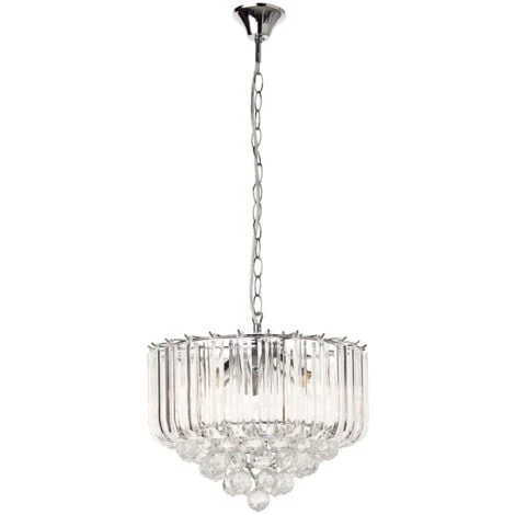 Cristal Suspendu Luminaire Chrome Pendule Lustre Plafonnier Salon éclairage Clair Globo 15303 1 Cristal Suspendu Luminaire Chrome Pendule Lustre Plafonnier Salon éclairage Clair Globo 15303