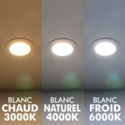 Lot De 10 Spot Encastrable LED Panel Extra-Plat 5W Eq 40W Température De Couleur: Blanc Chaud 3000K 9 Lot De 10 Spot Encastrable LED Panel Extra-Plat 5W Eq 40W Température De Couleur: Blanc Chaud 3000K -EUROPALAMP Soldes Magasin 13601216 5