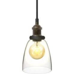 Suspension Vintage Lustre Verre Retro éclairage Plafond Loft Edison