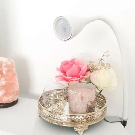 Lampe De Lecture LED / Luminaire De Chevet à Pince Blanche Dimmable Lampe De Table Lampe De Bureau 5 Lampe De Lecture LED / Luminaire De Chevet à Pince Blanche Dimmable Lampe De Table Lampe De Bureau – Image 5