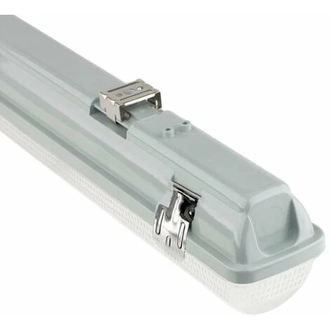Réglette LED étanche Double Pour Tubes Lumineuse T8 120cm IP65 (boitier Vide) (Pack De 8) - SILAMP 3 Réglette LED étanche Double Pour Tubes Lumineuse T8 120cm IP65 (boitier Vide) (Pack De 8) - SILAMP – Image 3