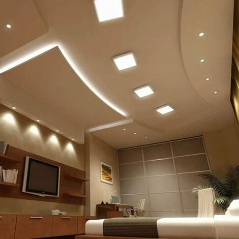 Kit En Saillie BLANC Pour Panneau LED 30x30 Slim - Blanc - SILAMP 2 Kit En Saillie BLANC Pour Panneau LED 30x30 Slim - Blanc - SILAMP – Image 2