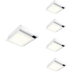 Kit Saillie BLANC Pour Panneau LED 30x30 Slim (Pack) - Blanc - SILAMP