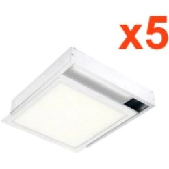 Kit Saillie BLANC Pour Panneau LED 30x30 Slim (Pack) - Blanc - SILAMP 9 Kit Saillie BLANC Pour Panneau LED 30x30 Slim (Pack) - Blanc - SILAMP -EUROPALAMP Soldes Magasin 17615675 5