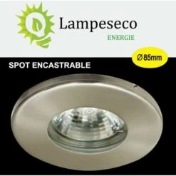 6 Spots LED Encastrables Alu Brossé Etanche IP44 Pour Salle De Bain Blanc Neutre 9 6 Spots LED Encastrables Alu Brossé Etanche IP44 Pour Salle De Bain Blanc Neutre -EUROPALAMP Soldes Magasin 18106809 5