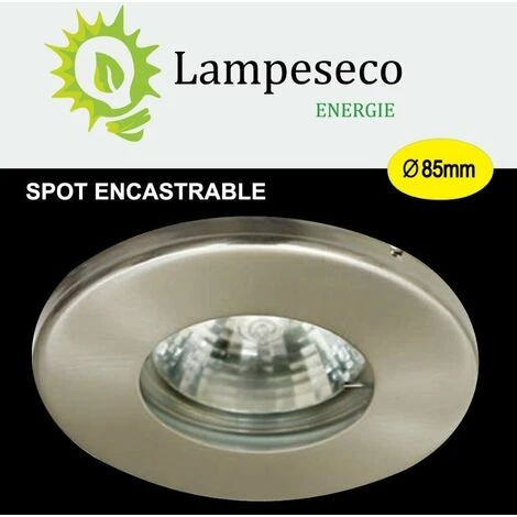 6 Spots LED Encastrables Alu Brossé Etanche IP44 Pour Salle De Bain Blanc Neutre 5 6 Spots LED Encastrables Alu Brossé Etanche IP44 Pour Salle De Bain Blanc Neutre – Image 5