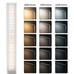 Monzana Lampe De Bureau LED Avec Port De Charge USB 7 Niveaux 12 W Blanc -EUROPALAMP Soldes Magasin 18474157 4