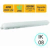 Réglette LED étanche 1200mm 40W 4800 LM 6500K IP65 - Interconnectable - Garantie 5 Ans