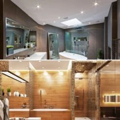 6x Spots 5W LED Encastrables Spécials Sdb Ultra-plats Nickel Mat Salle De Bain IP44 -EUROPALAMP Soldes Magasin 20408664 4