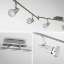 Plafonnier LED Barre Lumineuse 6 Spots éclairage Plafond Spots Modernes -EUROPALAMP Soldes Magasin 23109730 5