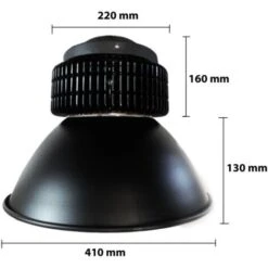Cloche LED Industrielle 100W 120° NOIR - Blanc Froid 6000K - 8000K - SILAMP -EUROPALAMP Soldes Magasin 23665853 3