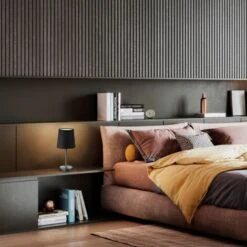 B.K.Licht Lampe De Table Design Moderne, Tissu Noir, Pied Métal Nickel Mat, Pour Ampoule LED E14, IP20 7 B.K.Licht Lampe De Table Design Moderne, Tissu Noir, Pied Métal Nickel Mat, Pour Ampoule LED E14, IP20 -EUROPALAMP Soldes Magasin 24113967 3