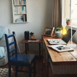 Lampe De Table Rétro, Lampe De Lecture Courbé, Métal Blanc Mat, Douille E27, Câble Avec Interrupteur, Lampe De Chevet Vintage -EUROPALAMP Soldes Magasin 25966356 5