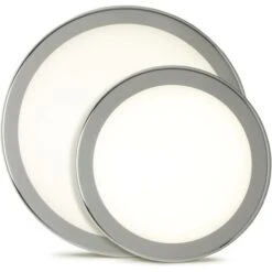 Plafonnier Salle De Bain ECO Wand- Applique Salle De Bain - éclairage Plafond - Avec Anneaux Interchangeables De Couleurs- Chrome Et Blanc Luceco 7 Plafonnier Salle De Bain ECO Wand- Applique Salle De Bain - éclairage Plafond - Avec Anneaux Interchangeables De Couleurs- Chrome Et Blanc Luceco -EUROPALAMP Soldes Magasin 26250557 4