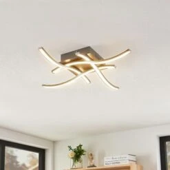 LED Plafonnier 'Agostina' En Métal Pour Salon & Salle à Manger -EUROPALAMP Soldes Magasin 26934143 3