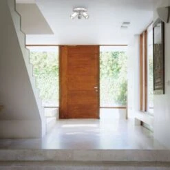 Plafonnier LED Lampe à 3 Flammes Ronde I Pivotante I Rotative I GU10 I Blanc Mat I Sans Ampoule I Chambre I Couloir -EUROPALAMP Soldes Magasin 27245505 4