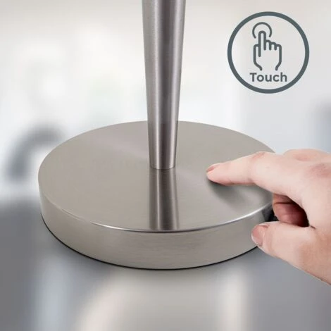 B.K.Licht Lampe De Table Abat-jour Verre Graduable Par Variateur Tactile Intégré Dimmable E14 Lampe De Chevet Verre Opale 4 B.K.Licht Lampe De Table Abat-jour Verre Graduable Par Variateur Tactile Intégré Dimmable E14 Lampe De Chevet Verre Opale – Image 4