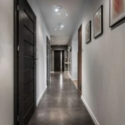 B.K. Licht Plafonnier 3 Spots Pivotants & Orientables, 3 Ampoules LED 5W GU10, Barre Spots Plafond Salon Salle à Manger Cuisine Couloir, Lumière Blanche Neutre 4000K, Couleur Titane -EUROPALAMP Soldes Magasin 28271657 4