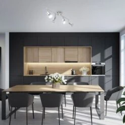 B.K.Licht Plafonnier 4 Spots Pivotants & Orientables, 4 Ampoules LED 5W GU10, Barre Spots Plafond Salon Salle à Manger Cuisine Couloir, Lumière Blanche Neutre 4000K 8 B.K.Licht Plafonnier 4 Spots Pivotants & Orientables, 4 Ampoules LED 5W GU10, Barre Spots Plafond Salon Salle à Manger Cuisine Couloir, Lumière Blanche Neutre 4000K -EUROPALAMP Soldes Magasin 28271691 4