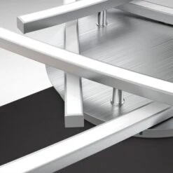 Plafonnier LED 24W, 6 Platines LED, Orientable, 2880Lm, 3000K Blanc Chaud, Lampe Plafond Métal Aluminium Brossé Salon Cuisine 8 Plafonnier LED 24W, 6 Platines LED, Orientable, 2880Lm, 3000K Blanc Chaud, Lampe Plafond Métal Aluminium Brossé Salon Cuisine -EUROPALAMP Soldes Magasin 29816618 4