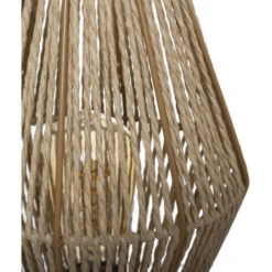 Lampadaire Au Style Exotique Beige Moyen H 83 Cm -EUROPALAMP Soldes Magasin 30281308 3