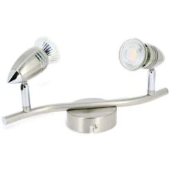 Spot Plafonnier Orientable 2 Têtes GU10 COLUMBUS 6 Spot Plafonnier Orientable 2 Têtes GU10 COLUMBUS -EUROPALAMP Soldes Magasin 31500227 3