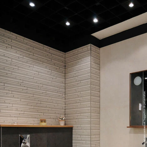 Xanlite - Lot 3 Spots GU10 50W 2700K Carré Orientable Noir Et Or IP20 - PACK3SP50CANO 2 Xanlite - Lot 3 Spots GU10 50W 2700K Carré Orientable Noir Et Or IP20 - PACK3SP50CANO – Image 2