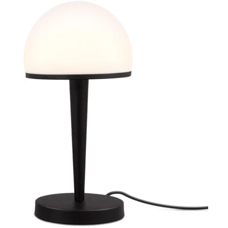 Lampe De Table Avec Abat-jour En Verre, Graduable Par Variateur Tactile Intégré Sur 3 Niveaux, Pour Ampoule E14 (non Fournie), Lampe De Chevet, Verre Opale 1 Lampe De Table Avec Abat-jour En Verre, Graduable Par Variateur Tactile Intégré Sur 3 Niveaux, Pour Ampoule E14 (non Fournie), Lampe De Chevet, Verre Opale