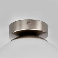 Plafonnier Salle De Bain à Intensité Variable 'Lennie' En Verre Pour Salle De Bain -EUROPALAMP Soldes Magasin 3313688 5