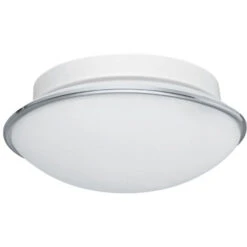 Eglo Dolly Plafonnier Ou Applique Murale 23,5cm Forme Ronde, Verre, Chrome (31016)