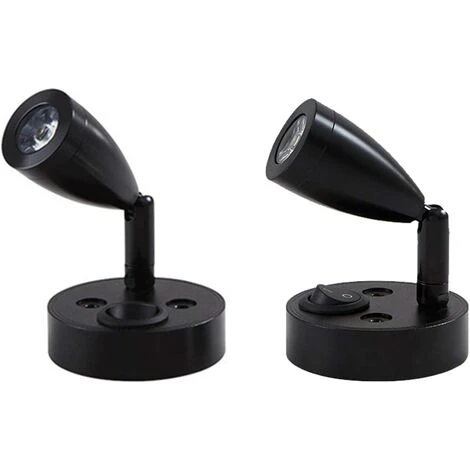 LITZEE 2 Pièces 12V LED Spot Lampe De Lecture Murale De Chevet Interrupteur Réglable Camping-Car Caravane Van Caravane Lumière Intérieure Pour Bateau Camping-Car (Noir,Court) 1 LITZEE 2 Pièces 12V LED Spot Lampe De Lecture Murale De Chevet Interrupteur Réglable Camping-Car Caravane Van Caravane Lumière Intérieure Pour Bateau Camping-Car (Noir,Court)