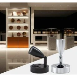 LITZEE 2 Pièces 12V LED Spot Lampe De Lecture Murale De Chevet Interrupteur Réglable Camping-Car Caravane Van Caravane Lumière Intérieure Pour Bateau Camping-Car (Noir,Court) 8 LITZEE 2 Pièces 12V LED Spot Lampe De Lecture Murale De Chevet Interrupteur Réglable Camping-Car Caravane Van Caravane Lumière Intérieure Pour Bateau Camping-Car (Noir,Court) -EUROPALAMP Soldes Magasin 36737344 4