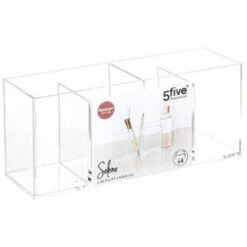 Organiseur 4 Compartiments Selena 22cm Transparent -EUROPALAMP Soldes Magasin 37016251 3