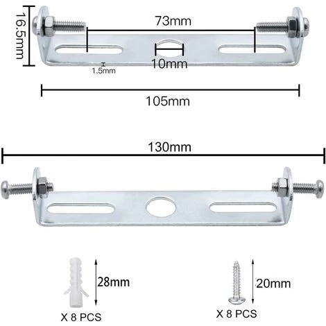 Kueatily 4 Pièces Support De Fixation Pour Plafonnier 105mm Luminaire Suspendu Accessoires Lustre De Plafond Plafonnier Plaque De Base Plaques De Lampe De Plafond Supports De Plaque Et Accessoires 3 Kueatily 4 Pièces Support De Fixation Pour Plafonnier 105mm Luminaire Suspendu Accessoires Lustre De Plafond Plafonnier Plaque De Base Plaques De Lampe De Plafond Supports De Plaque Et Accessoires – Image 3