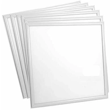 Panneau LED 60x60 Slim 45W BLANC (Pack De 6) - No Flicker - Blanc Neutre 4000K - 5500K - SILAMP 1 Panneau LED 60x60 Slim 45W BLANC (Pack De 6) - No Flicker - Blanc Neutre 4000K - 5500K - SILAMP