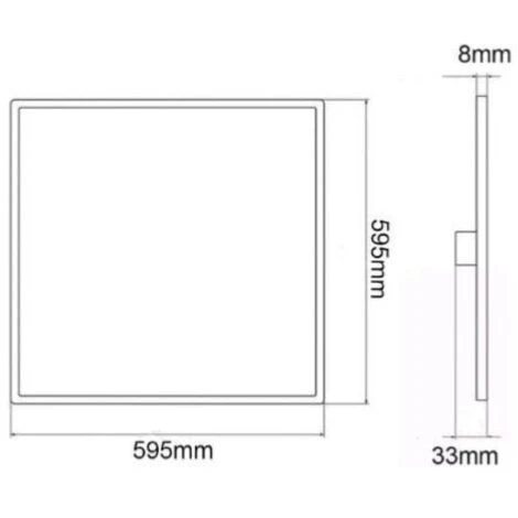 Panneau LED 60x60 Slim 45W BLANC (Pack De 6) - No Flicker - Blanc Neutre 4000K - 5500K - SILAMP 3 Panneau LED 60x60 Slim 45W BLANC (Pack De 6) - No Flicker - Blanc Neutre 4000K - 5500K - SILAMP – Image 3