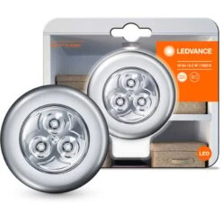 LEDVANCE Luminaires LED Fonctionnant Sur Batterie: Pour Mur, DOT-it® / 0,23 W, 4.5 V, Angle De Rayonnement: 70°, Cool White, 7000 K, Matériau: Acrylnitril-Butadien-Styrol-Copolymer (ABS), IP20 -EUROPALAMP Soldes Magasin 39785112 4