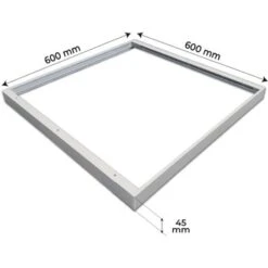 Cadre De Surface Pour Panneaux LED 60x60 Pack 1 Pce. 7 Cadre De Surface Pour Panneaux LED 60x60 Pack 1 Pce. -EUROPALAMP Soldes Magasin 40369406 3
