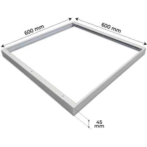 Cadre De Surface Pour Panneaux LED 60x60 Pack 1 Pce. 3 Cadre De Surface Pour Panneaux LED 60x60 Pack 1 Pce. – Image 3