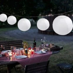 Boule Papier Japonaise 16 Paquets Lampions Blancs, Tailles Assorties, Décoratifs En Papier, Boule Chinoise Décorations à Suspendre Papier Lanternes Lampes Pour La Décoration De La Maison, Les Fêtes, E -EUROPALAMP Soldes Magasin 40503433 4