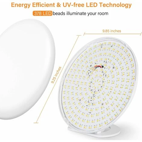 Lampe De Luminothérapie Lampe SDD 10000 Lux Avec 3 Modes De Couleurs, 5 Niveaux De Luminosité, Lampe De Luminothérapie Portable Avec Télécommande Et 4 Réglages De Minuterie, Lampes Solaires Réglables 4 Lampe De Luminothérapie Lampe SDD 10000 Lux Avec 3 Modes De Couleurs, 5 Niveaux De Luminosité, Lampe De Luminothérapie Portable Avec Télécommande Et 4 Réglages De Minuterie, Lampes Solaires Réglables – Image 4