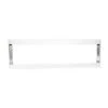 Cadre Aluminium Pour Dalle LED 120x30cm - Finition Blanc