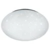 Plafonnier Salle De Bain Paolo Blanc Etoilé 1x15W SMD LED