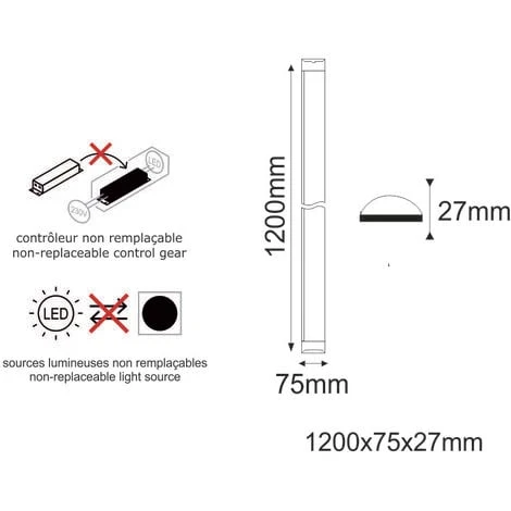 Réglette LED Intégrée 120cm 36W 4320lm - 6500K Lumière Du Jour - Garantie 3 Ans 4 Réglette LED Intégrée 120cm 36W 4320lm - 6500K Lumière Du Jour - Garantie 3 Ans – Image 4