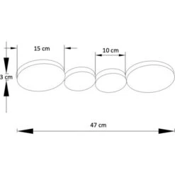 Plafonnier Moderne Doré 4 Spots Lumineux LED - Skavi 9 Plafonnier Moderne Doré 4 Spots Lumineux LED - Skavi -EUROPALAMP Soldes Magasin 43816275 5