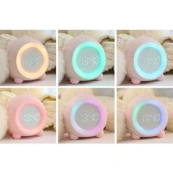 Réveil Enfant Pour Garçons Filles Avec Veilleuse Et Lumière Colorée Reveil Lumineux Intelligent Numérique Enfant Avec Fonction Snooze Et Lumière De Réveil - Triomphe(rose) 8 Réveil Enfant Pour Garçons Filles Avec Veilleuse Et Lumière Colorée Reveil Lumineux Intelligent Numérique Enfant Avec Fonction Snooze Et Lumière De Réveil - Triomphe(rose) -EUROPALAMP Soldes Magasin 45292324 4