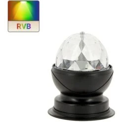 Xanlite - Lampe à Poser Effet Disco, LED Multicolores, Tête Rotative - LADRVB -EUROPALAMP Soldes Magasin 47378377 3